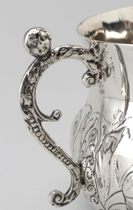 Charles II (Carolean) Restoration Period Silver Porringer - Ralph Leeke